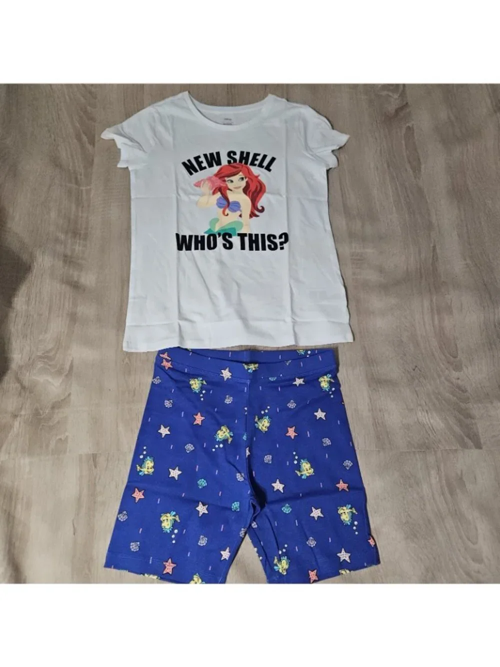 Lot Of  Girls Size Xl 10 Clothing Disney Star Wars  Little Mermaid Nwot